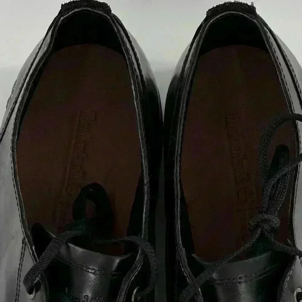 Timberland mens kendrick oxfords size 11.5 46.5 black leather waterproof
